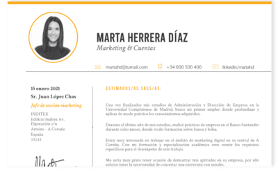 Cómo redactar una carta de presentación que impacte