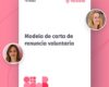 Cómo redactar una carta de renuncia voluntaria de trabajo