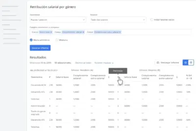 Cómo visualizar una nómina con complementos salariales