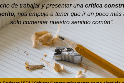 Cómo manejar la crítica constructiva correctamente