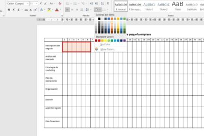 Necesitas ayuda para hacer un cronograma en Word