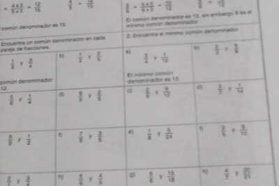 Cómo se calcula la suma de un medio más un tercio