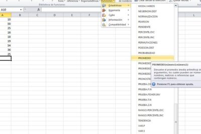Cómo calcular el promedio final de datos en Excel